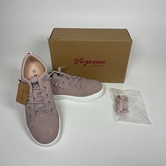 Vepose Women’s Sneakers Size‎ 7.5 Mauve Pink Casual Shoes with Memory Foam - Picture 1 of 7